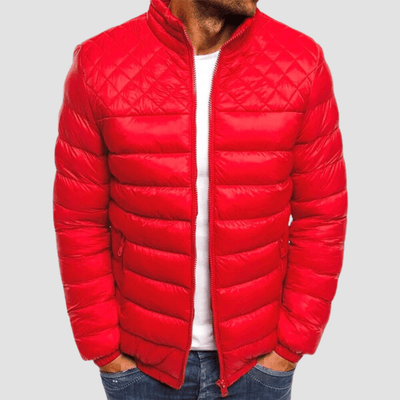 Nereo® | Men’s Puffer Jacket With Quilted Detail