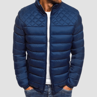 Nereo® | Men’s Puffer Jacket With Quilted Detail