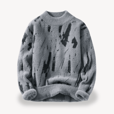 Canuto® | Men’s Sweater with Abstract Pattern