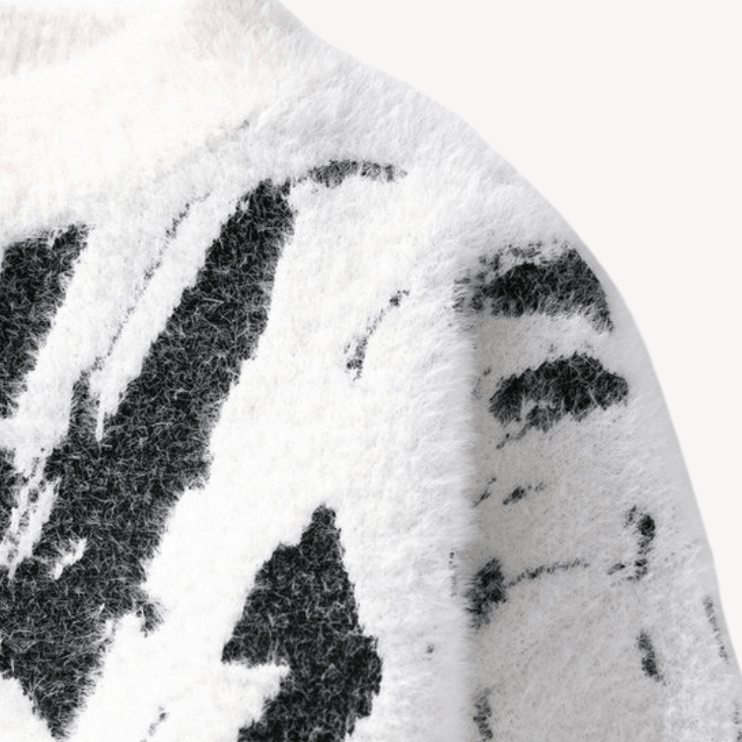 Canuto® | Men’s Sweater with Abstract Pattern