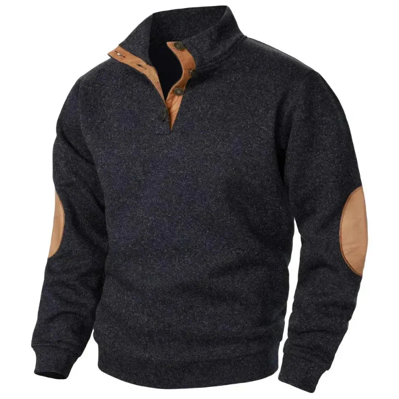 Zian® | Men’s Sweatshirts With Button Neck