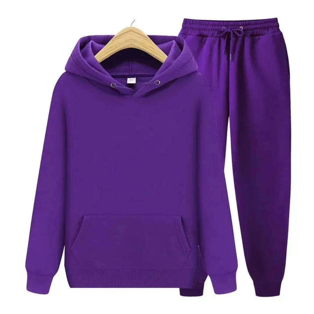 Ovidio® | Men’s Tracksuits With Kangaroo Pocket Hoodie