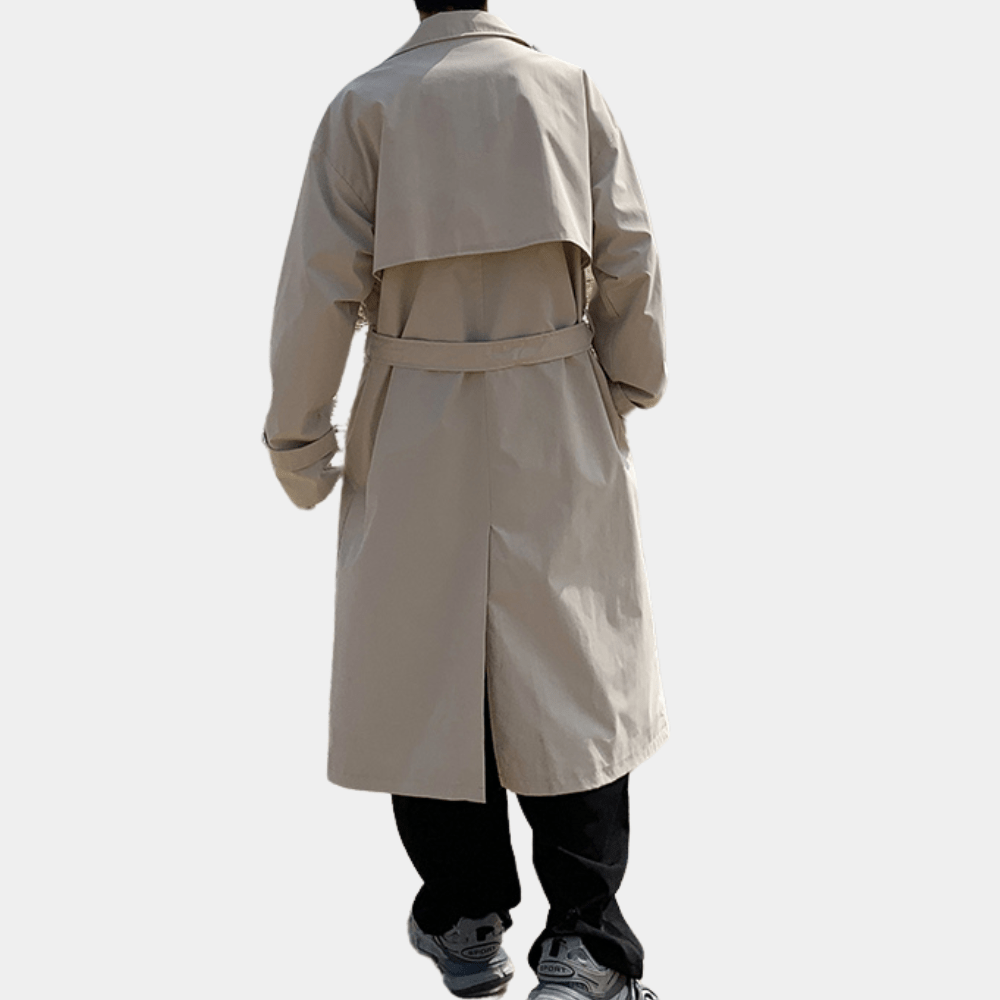 Melvin® | Men’s Trench Coat With Double Buttons