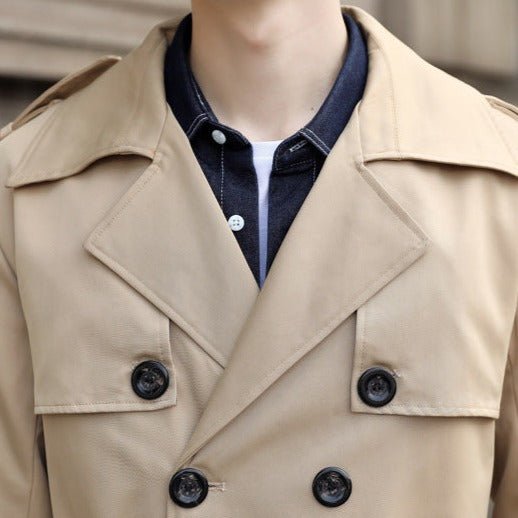 Maximiliano® | Men’s Trench Coat With Double Buttons