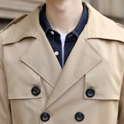 Maximiliano® | Men’s Trench Coat With Double Buttons
