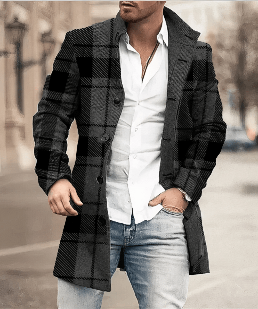 Mateo® | Men’s Trench Coat With Slim Fit