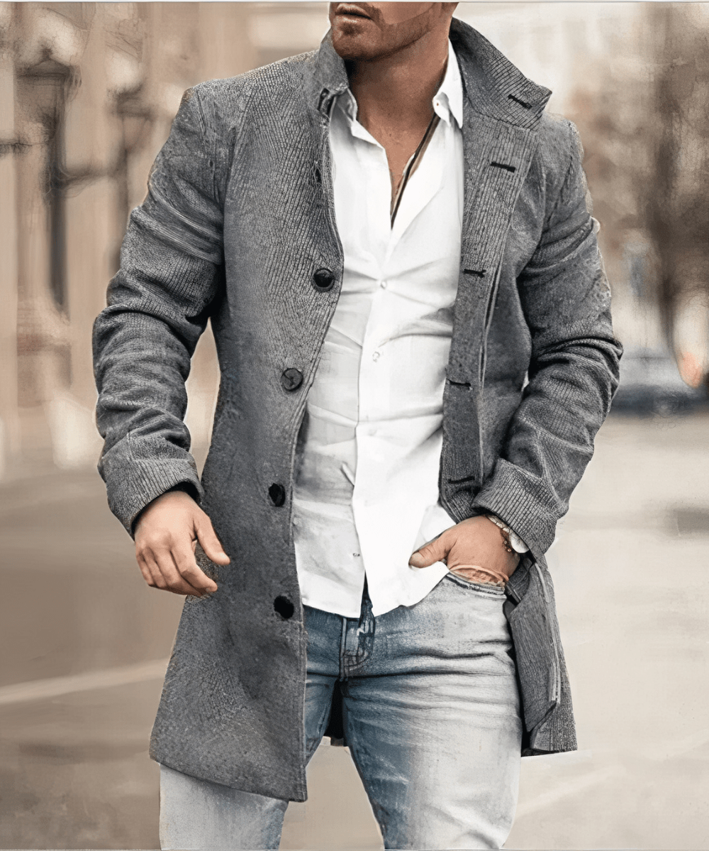 Mateo® | Men’s Trench Coat With Slim Fit