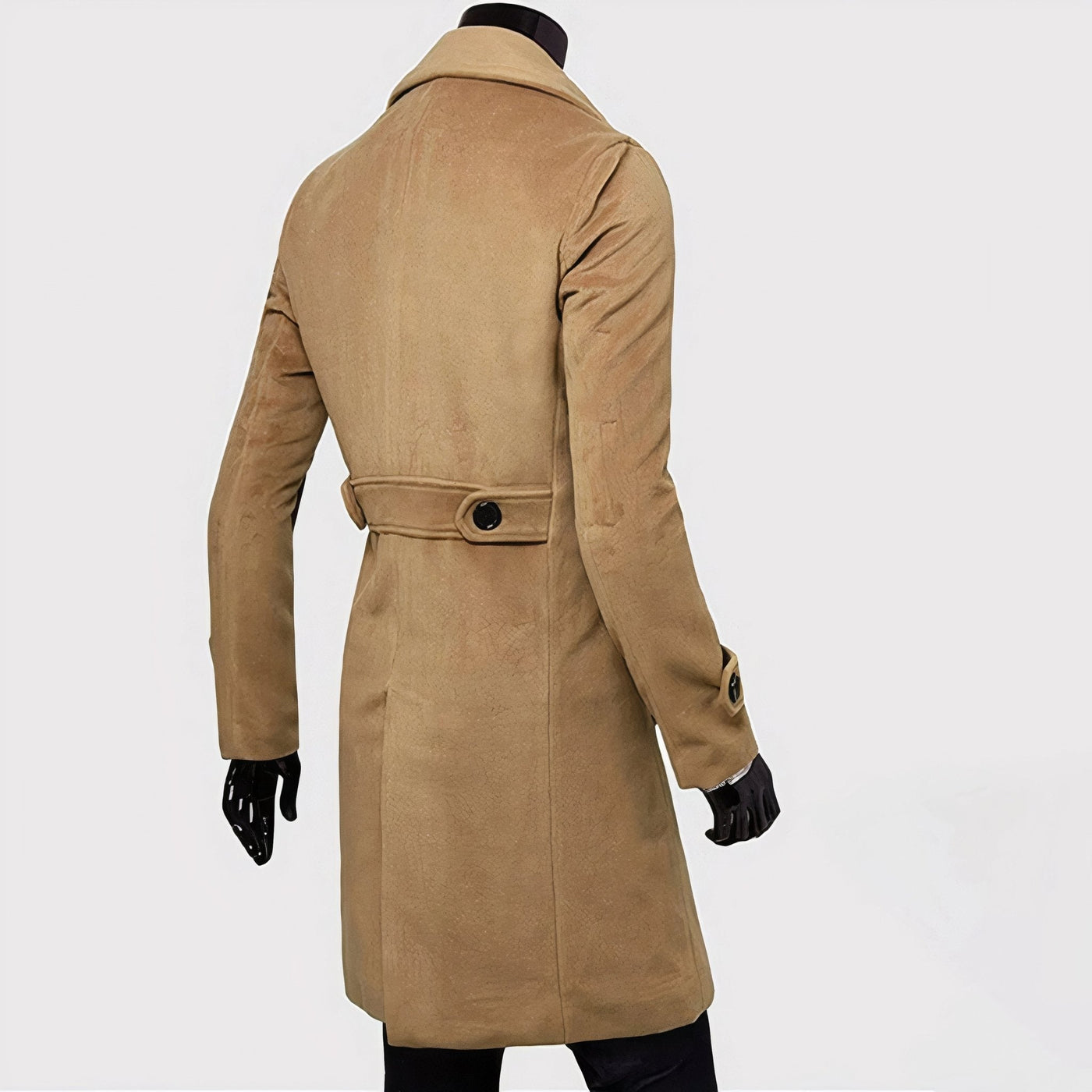 Cayetano® | Men’s Trench Coat With Wide Lapel