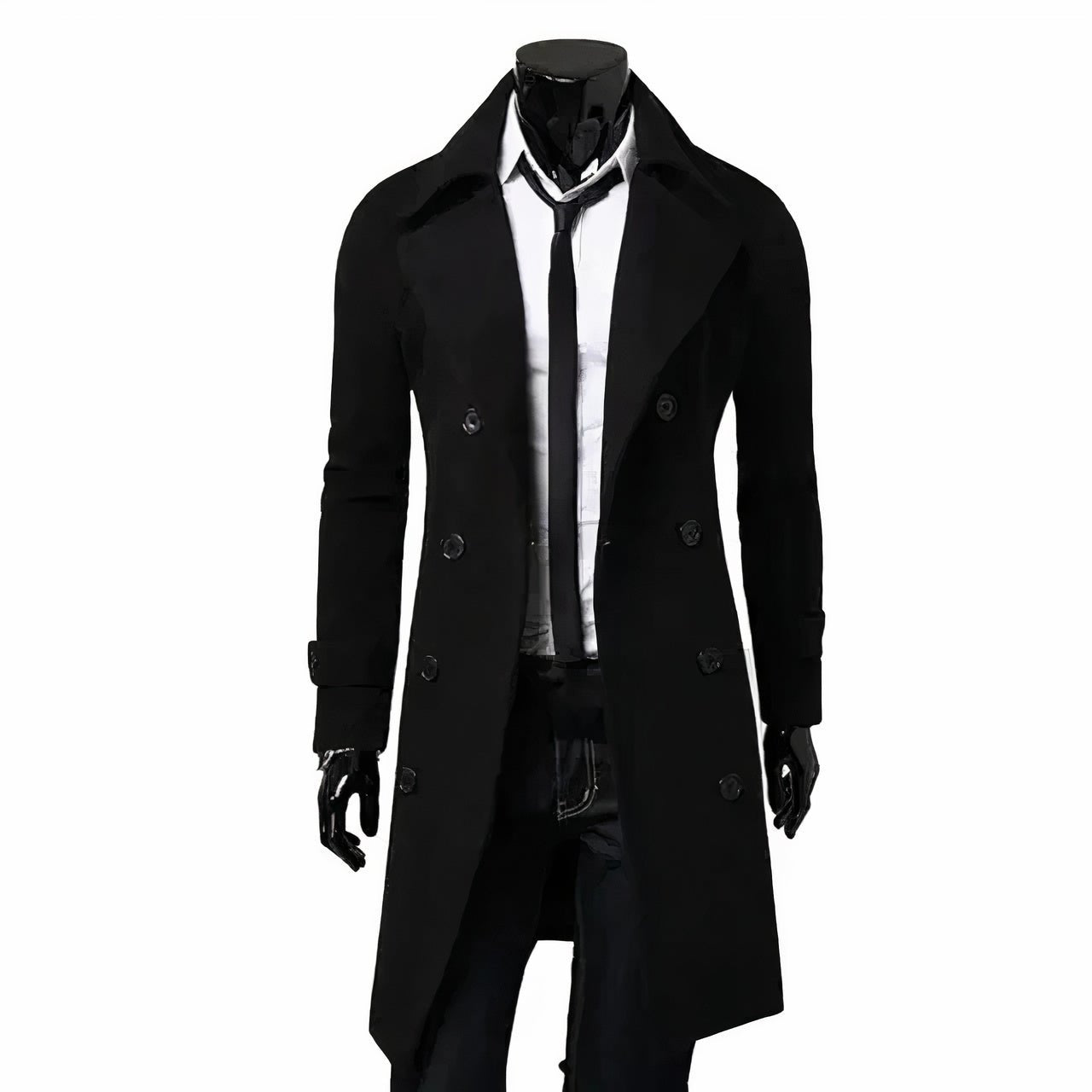 Cayetano® | Men’s Trench Coat With Wide Lapel