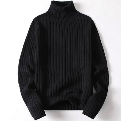 Gaudencio® | Men’s Turtleneck Jumpers With Ribbed Design