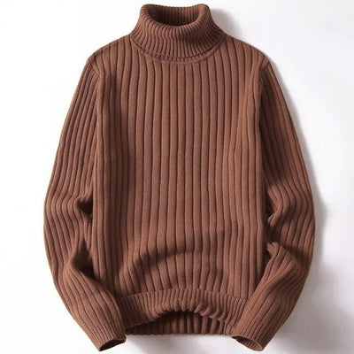 Gaudencio® | Men’s Turtleneck Jumpers With Ribbed Design