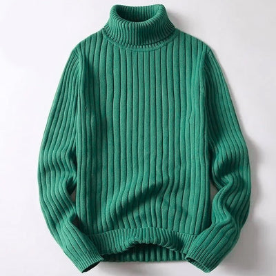 Gaudencio® | Men’s Turtleneck Jumpers With Ribbed Design