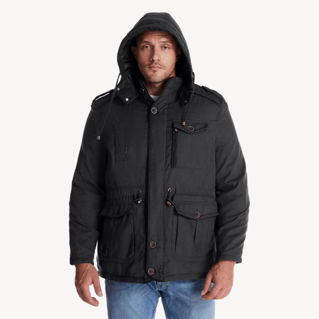 Higinio® | Men’s Winter Parka With Multiple Pockets