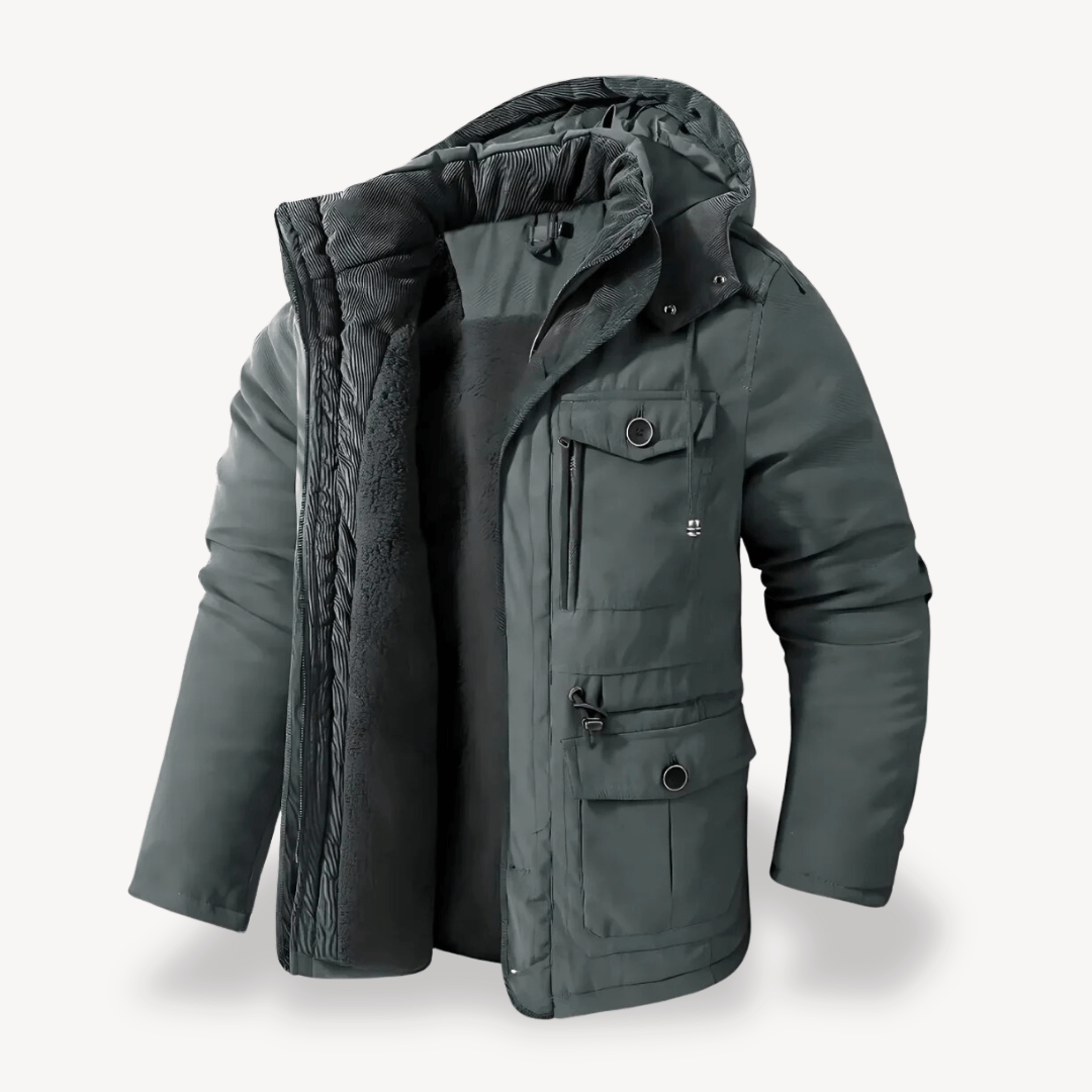 Higinio® | Men’s Winter Parka With Multiple Pockets