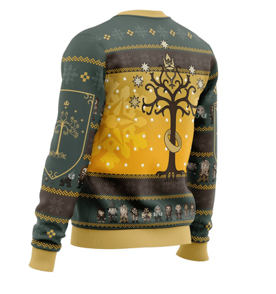 Leandro® | Men’s Yellow Chrisas Jumper With Character Design