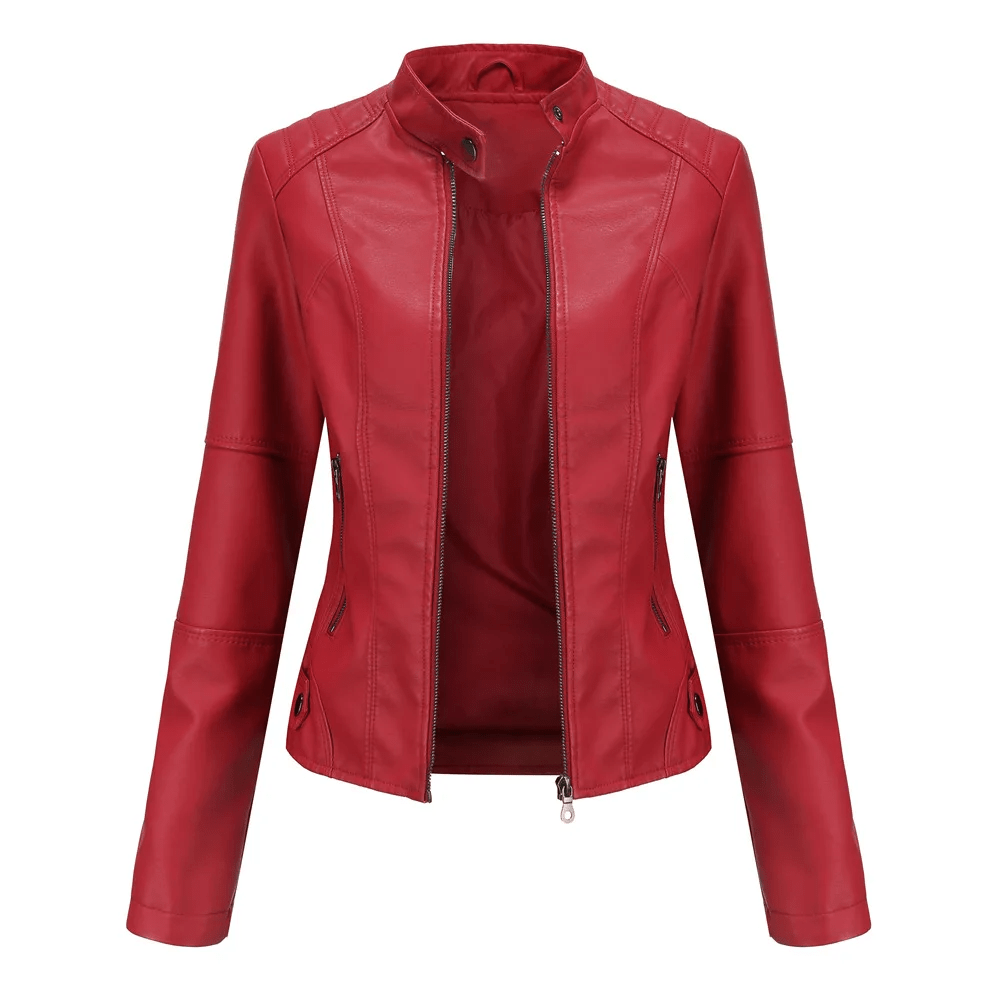 Ilian | Stylish leather biker jacket