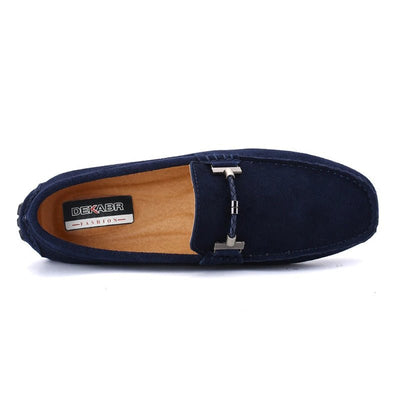 Zolly® | Navy Blue Buckle Loafer