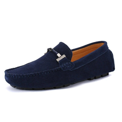 Zolly® | Navy Blue Buckle Loafer