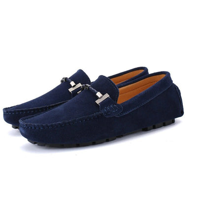 Zolly® | Navy Blue Buckle Loafer