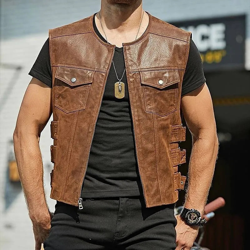 Marciano® | Fashionable Semi-Leather Vest