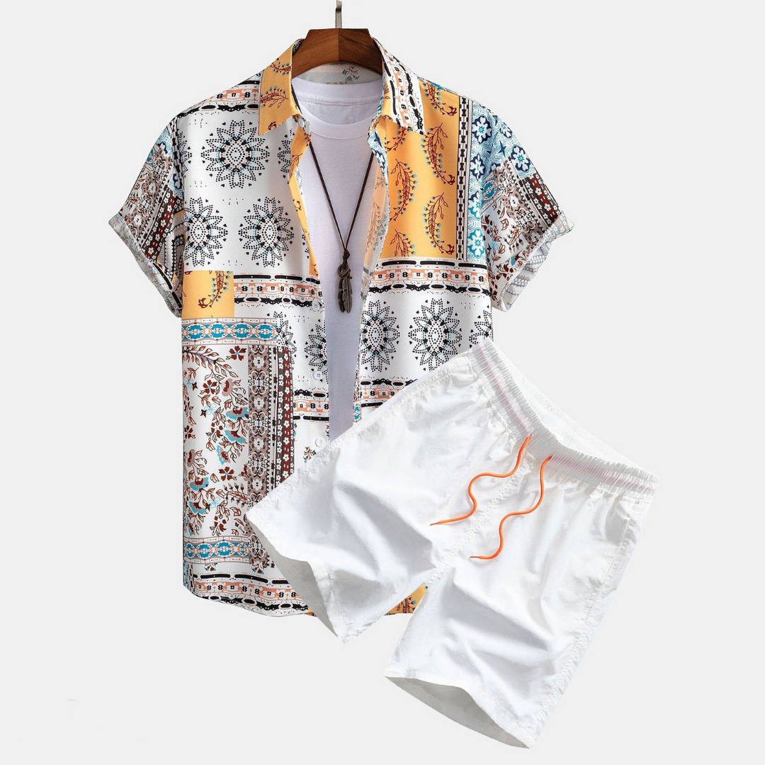 Breccan® | Fashionable Set Consisting Of A Shirt And Swimming Shorts