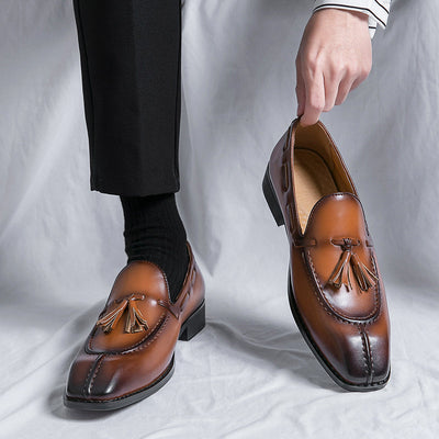 Juvenal® | Genuine Leather Tassel Loafers