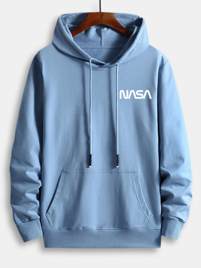 Alfred | NASA Print Cotton Hoodie