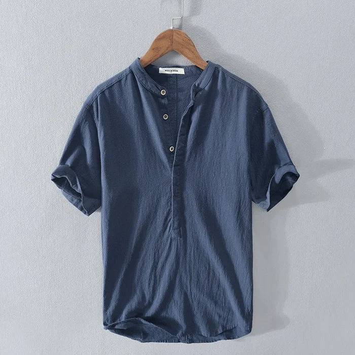Zenón® | New Short-Sleeved Linen Shirt For Men