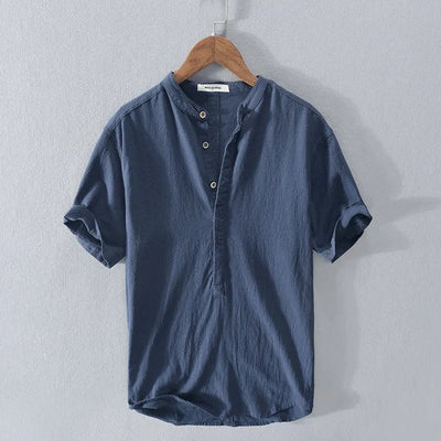 Zenón® | New Short-Sleeved Linen Shirt For Men
