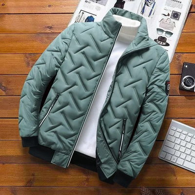 Edric | Men's quilted high-neck puffer jacket