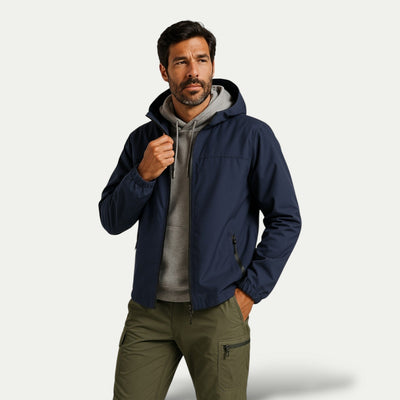 Rithwik | Water-repellent windbreaker jacket with hood