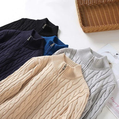 Jordi | Classic half-zip sweater