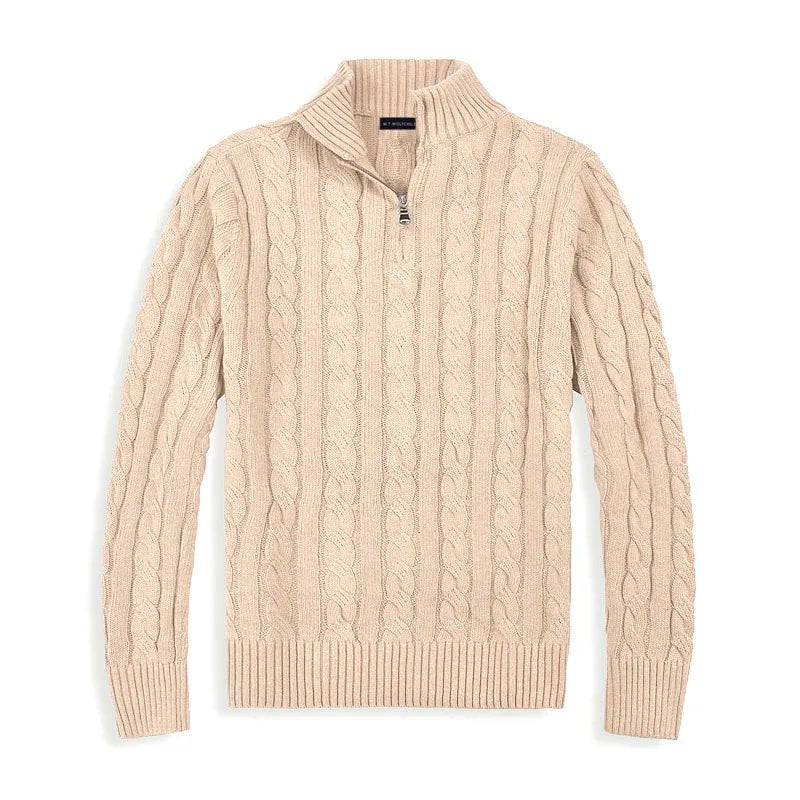 Jordi | Classic half-zip sweater