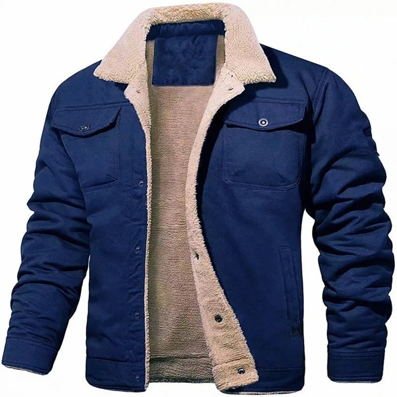 Janus | Soft wool jacket with hood and pockets