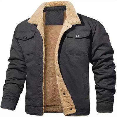 Janus | Soft wool jacket with hood and pockets
