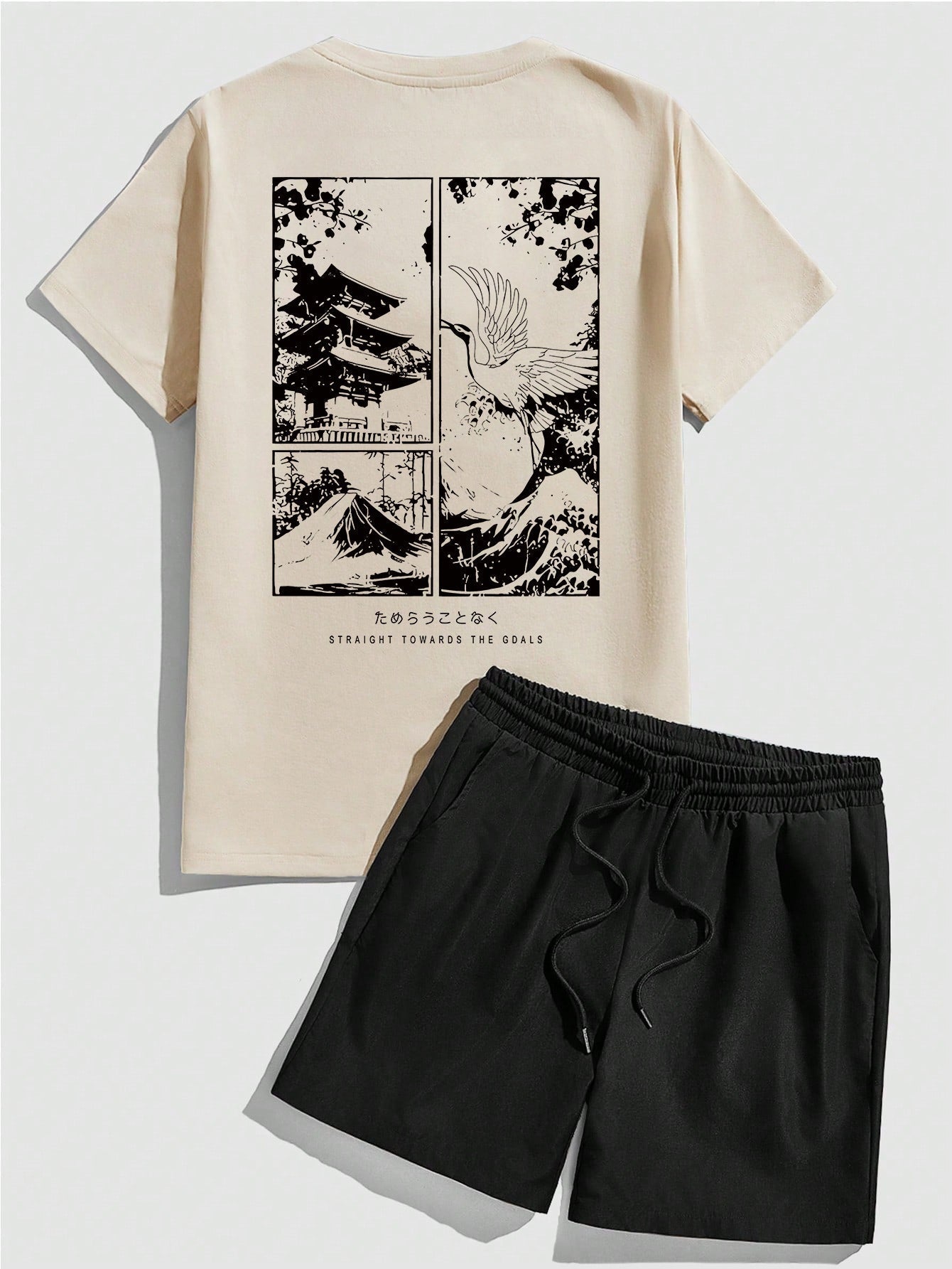 Castiel | Graphic Summer Short and Shirt Set