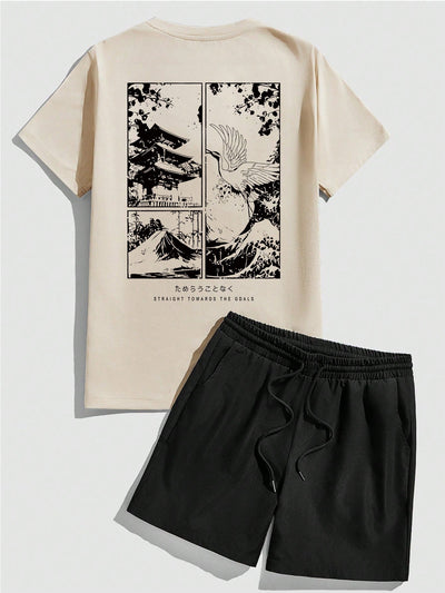 Castiel | Graphic Summer Short and Shirt Set