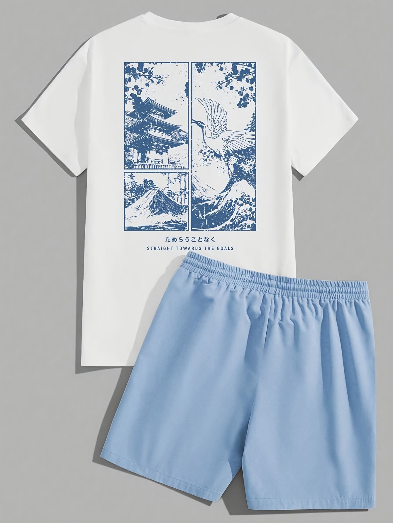 Castiel | Graphic Summer Short and Shirt Set