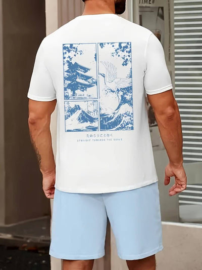 Castiel | Graphic Summer Short and Shirt Set