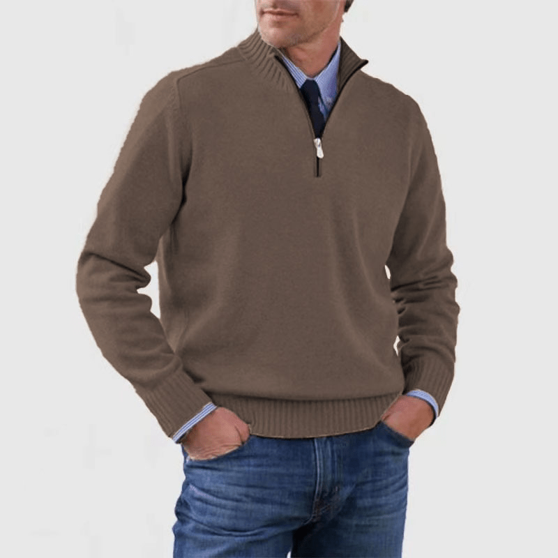 Reno | Classic half-zip sweater