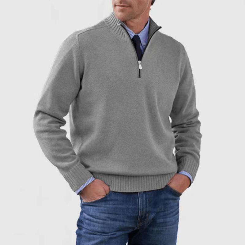 Reno | Classic half-zip sweater