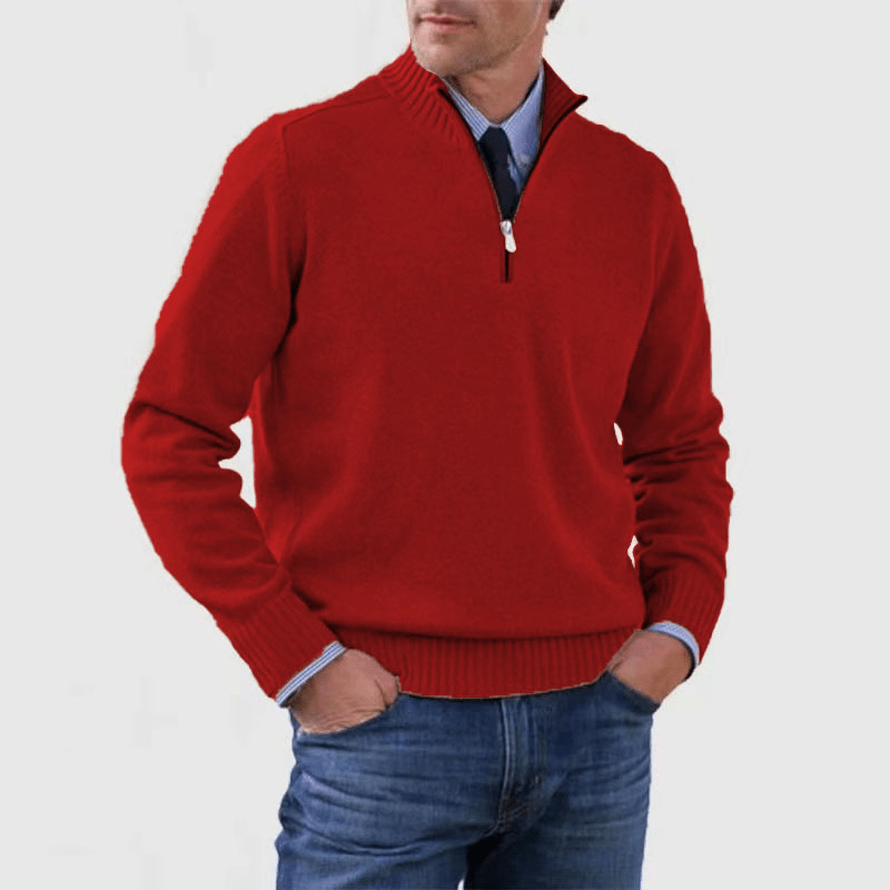 Reno | Classic half-zip sweater