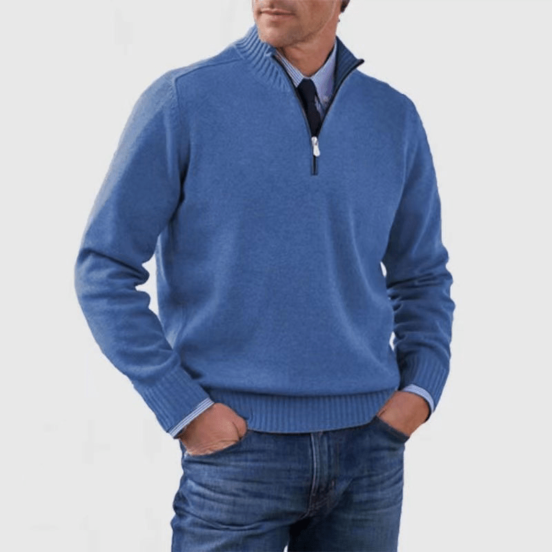 Reno | Classic half-zip sweater