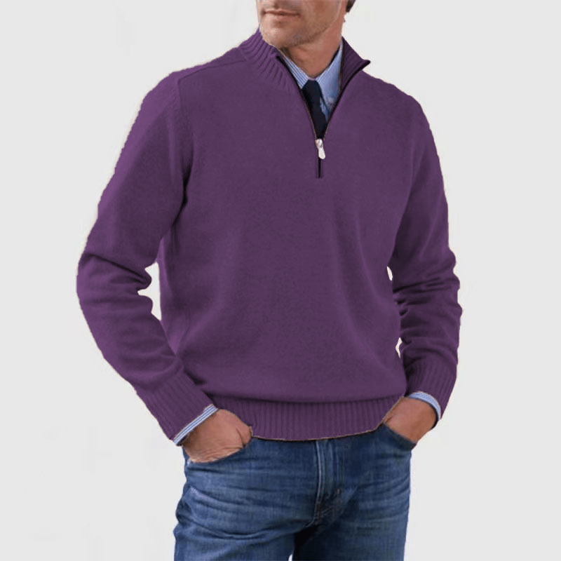 Reno | Classic half-zip sweater