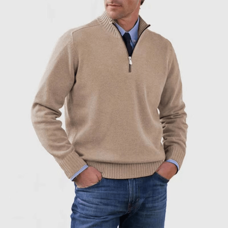 Reno | Classic half-zip sweater