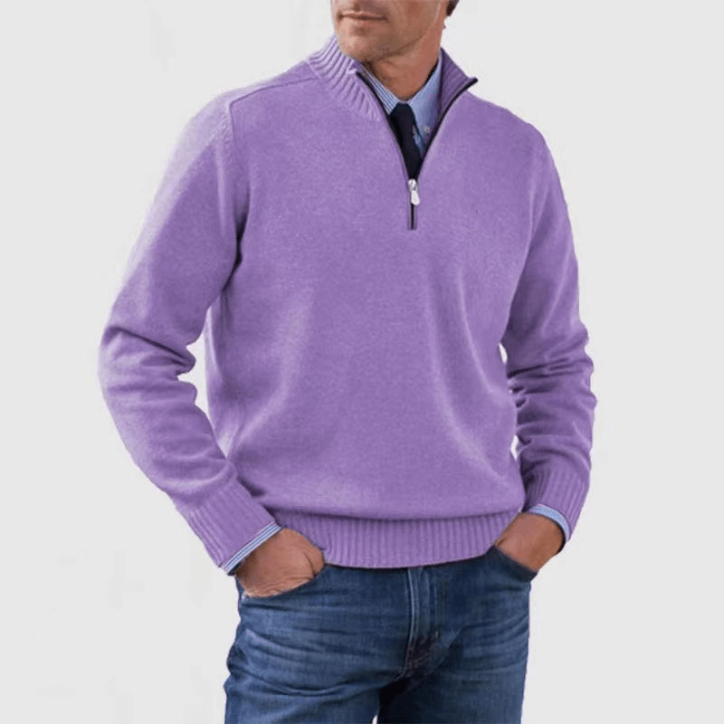 Reno | Classic half-zip sweater