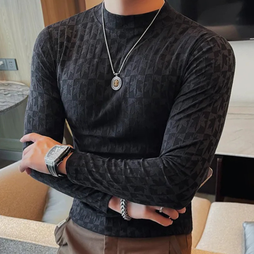 Ryan® | Men's Modern Stand-Up Collar T-Shirt