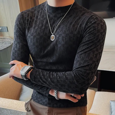 Ryan® | Men's Modern Stand-Up Collar T-Shirt