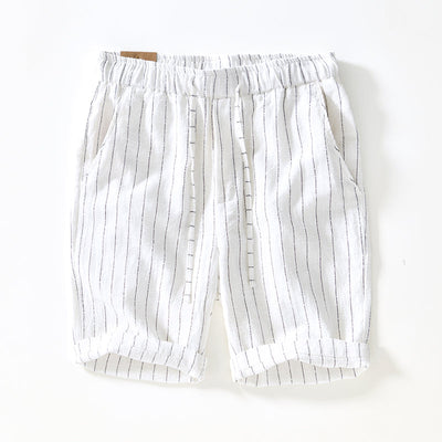 Jerónimo® | Linen Pinstripe Shorts
