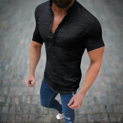 Jewell® | Stylish Linen Shirt With V-Neck